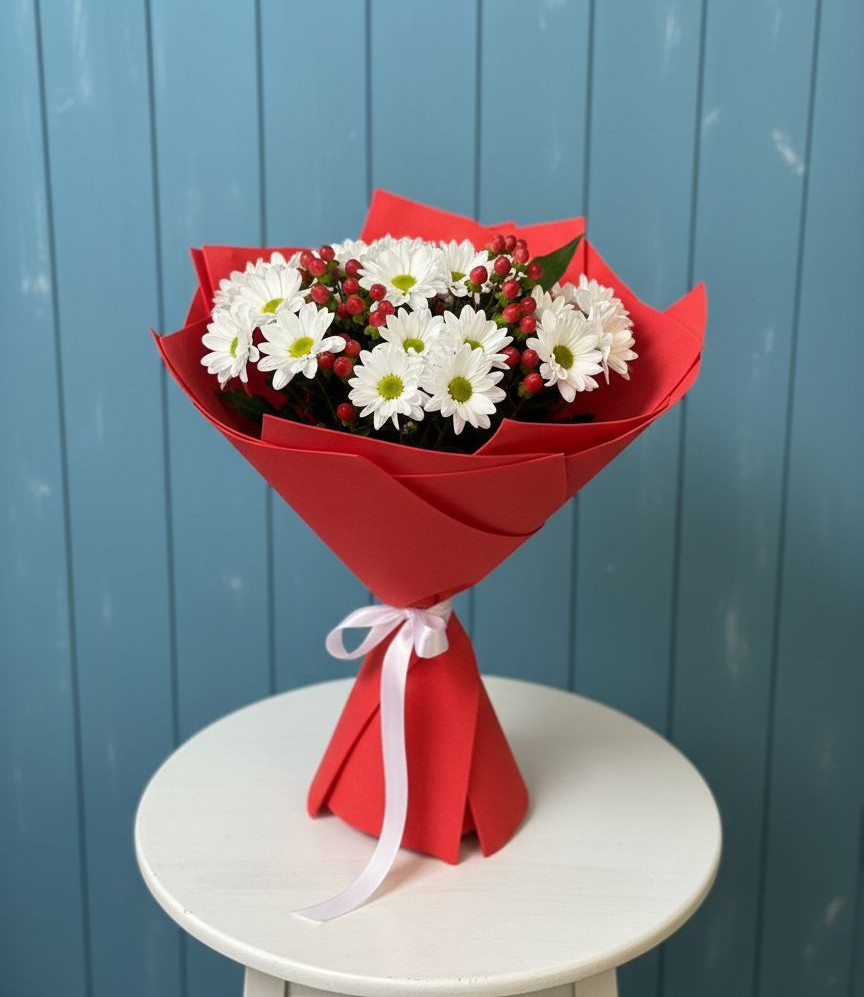 Букет цветов из: Хризантемы в Ясенках