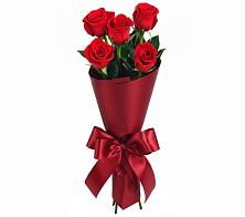 Букет 5 Красных роз Эдлесс Лав в Ясенках