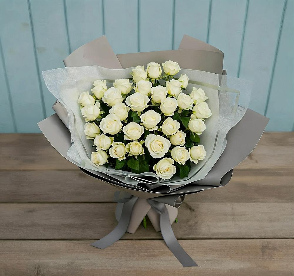 Букет Белоснежная нежность в Ясенках