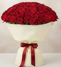Букет 101 Красная роза Милано в Ясенках