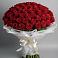 Букет 101 Красная роза Блэк Мэджик в Ясенках
