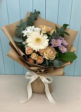 Букет цветов из:  Герберы и Хризантемы в Ясенках