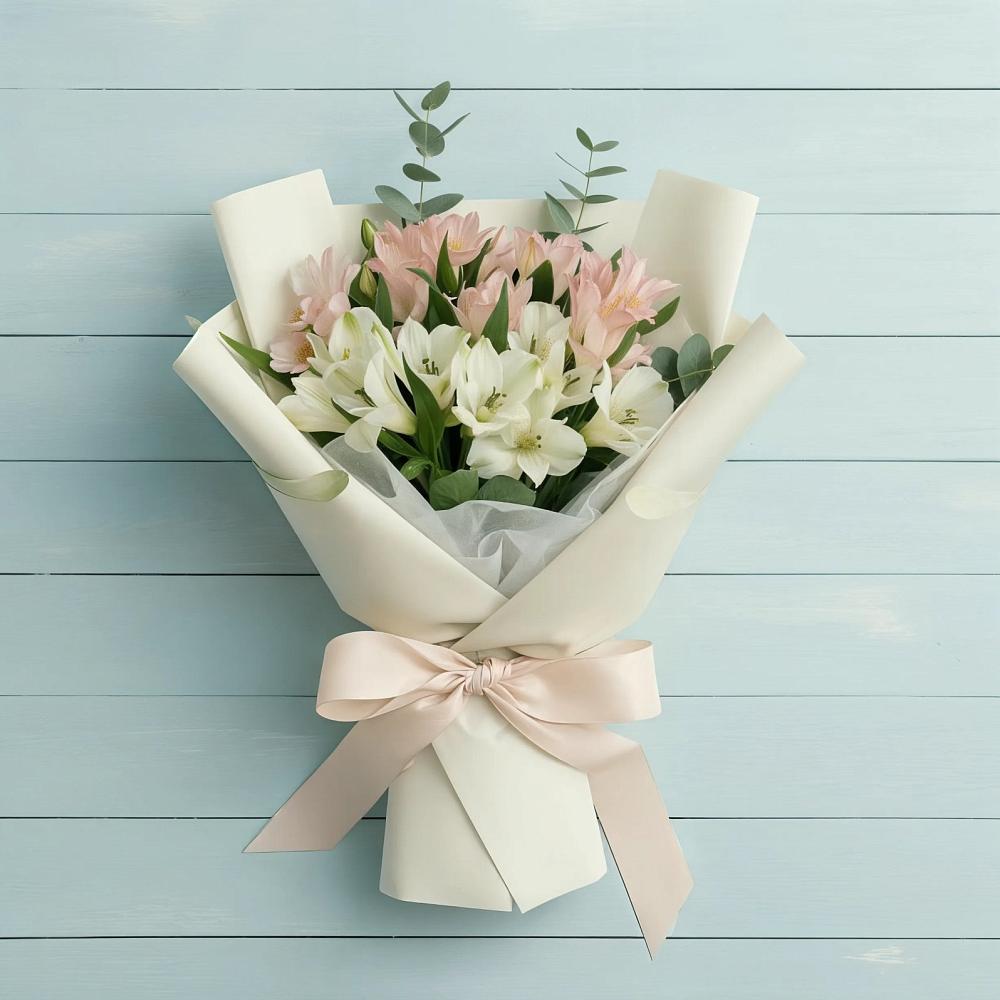 Букет цветов из: Альстромерии в Ясенках